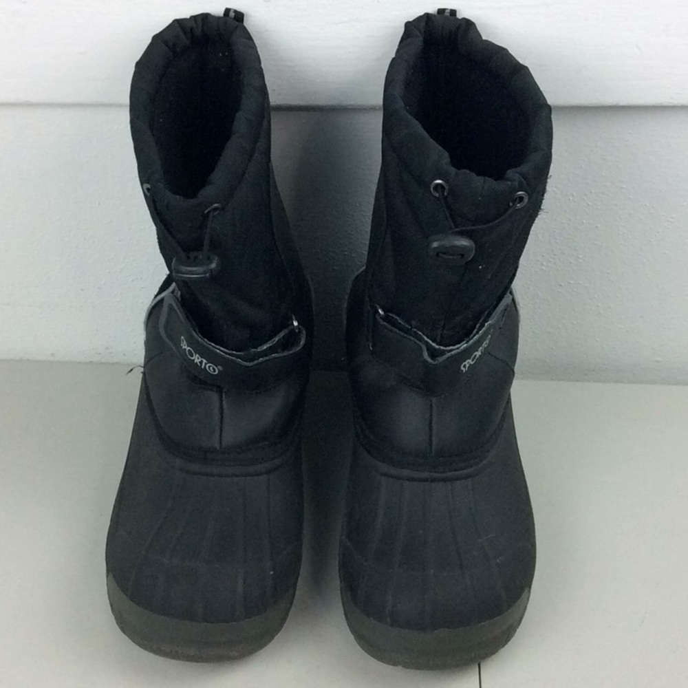 Sporto Boys Winter Lined Boots Sz XL 6/7